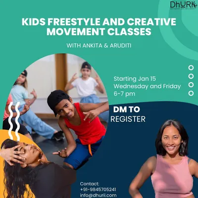 We are launching a new Kids Dance and Creative Movement regular session. We'll work with your child's natural creativity through freestyle dance, acro, games, and team-building exercises.