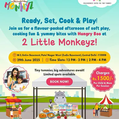 Ready, Set, Cook & Play! I love collaborating with other local businesses like Hungry Boo to offer unique workshops. Here, kids got to have cooking fun and enjoy yummy bites after an energetic session in our soft play area.