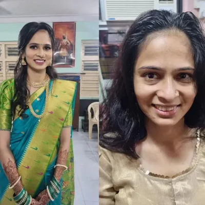 A stunning before-and-after transformation for an engagement look. We teach how to enhance natural beauty while creating a look that is perfect for the camera and lasts all day.