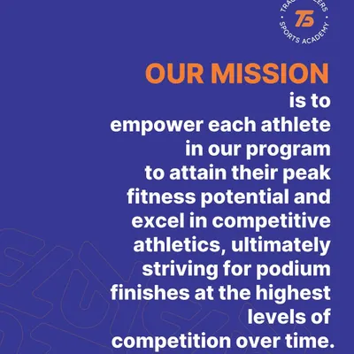 Our mission is clear: to empower every athlete to reach their peak fitness potential and excel in competitive athletics. We are committed to long-term growth, aiming for podium finishes at the highest levels.