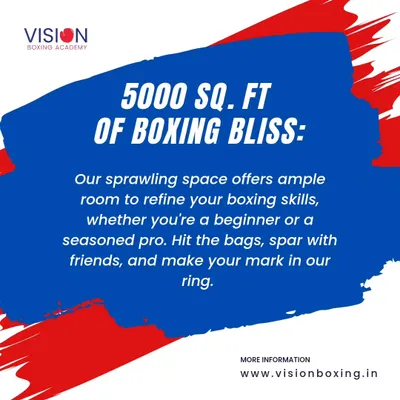 Welcome to your new home for boxing. Our sprawling 5000 sq. ft. space gives you ample room to refine your skills, whether you're a beginner learning the ropes or a seasoned pro preparing for a fight.