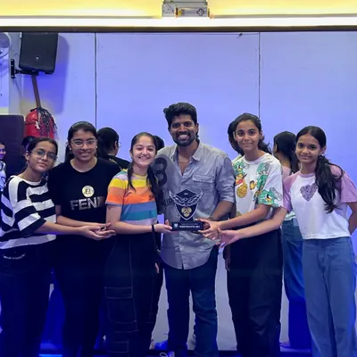 A proud moment for me and my students. Our teen batch claimed first place at the "Perseverantia" competition organized by Bombay Scottish School.