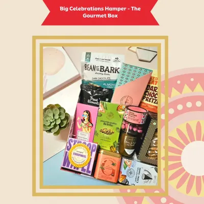The Big Celebrations Hamper is perfect for the sibling who deserves it all. It's packed with a huge assortment of gourmet snacks, from stroopwafels to dark chocolate pretzels, ensuring there's something for every craving.