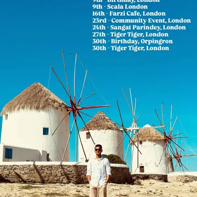 My gig calendar for a packed August in London, including birthdays, community events, and club nights at venues like Scala and Tiger Tiger.