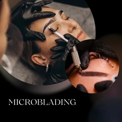 A close-up of my microblading artistry. I meticulously craft each stroke to mimic natural hair, resulting in brows that are defined yet incredibly realistic.