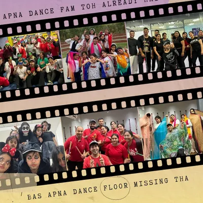 My dance fam is everything. We already had the community, we were just missing our own dance floor. This collage celebrates the journey to opening my own studio.