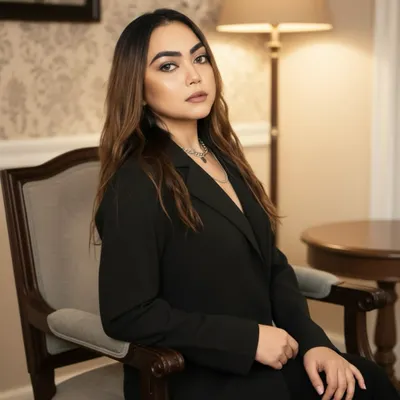 Grace in simplicity. A calm, poised portrait that shows a different side of my personality.