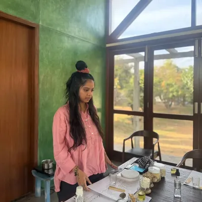 Hey you, I'm Pooja, the maker and mixer behind Bath & Being. What started as a love for all things natural has turned into my passion for creating skincare that’s good for you and gorgeous to use. Welcome to the family.