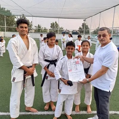 A mark of true achievement. We celebrate one of our students receiving his official Shodan (first-degree black belt) certificate, issued directly from the WSKF headquarters in Tokyo, Japan.