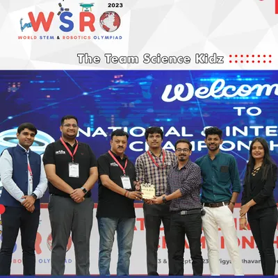 Our team was honored to be felicitated by the WSRO National and International Organizers for our work in organizing the Mumbai Regionals. This recognition reflects our commitment to creating high-quality platforms for young innovators.