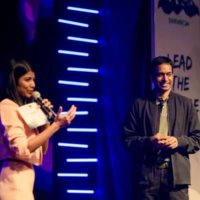 Sharing the stage with the incredible Pullela Gopichand was so inspiring. Hearing his journey firsthand is a reminder of why I love hosting corporate events. You get to meet the people you aspire to be.