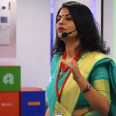 Leading a session at Applied Materials India, where we had an energetic discussion on practical ways to cook and eat right. The enthusiasm to learn and adopt healthier habits in the workplace is always inspiring.
