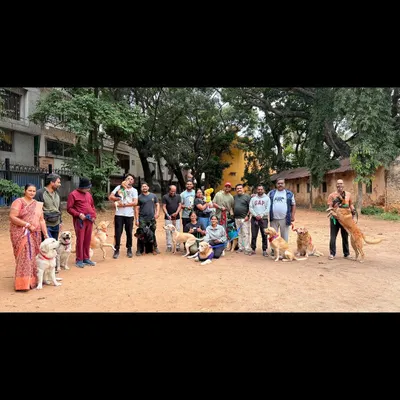 A wider view of our Friendship Day celebration. It's a full house when the K9 Gurukul family gets together.