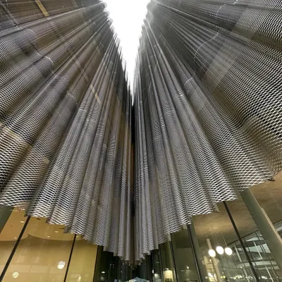 The expanded metal skin of the Bocconi University building in Milan by SANAA. I am fascinated by how architects use materials to create building skins that are both solid and transparent, like fabric.