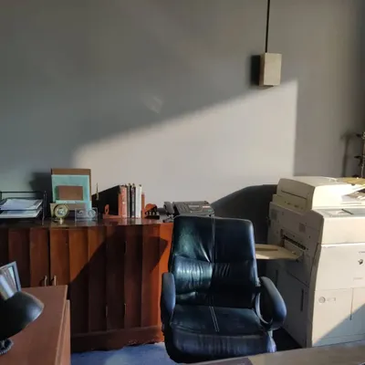 This is the result of the sunlight rig shown in our other work. The Nanlux Evoke 1200 with a fresnel lens creates the hard, sharp shadow on the wall, perfectly mimicking a patch of direct afternoon sun coming through a window.