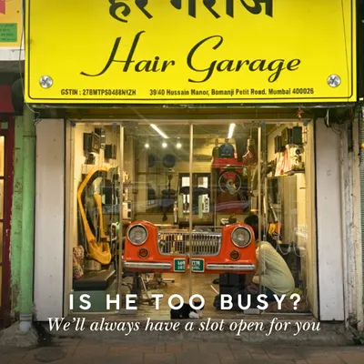Is he too busy? I'll always have a slot open for you. My salon is your safe space for a transformation and a good chat.