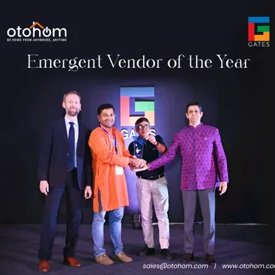 We were honored to be recognized as the 'Emergent Vendor of the Year' at the ICT Summit GATES in Jaipur. This award reflects our commitment to innovation and excellence in home automation.