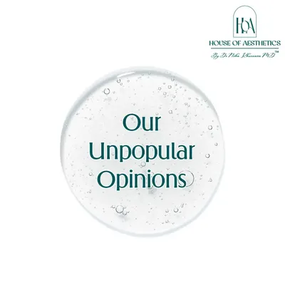 I believe in sharing some unpopular but important opinions about skincare. It's time to separate fact from fiction and focus on what truly works for healthy skin.