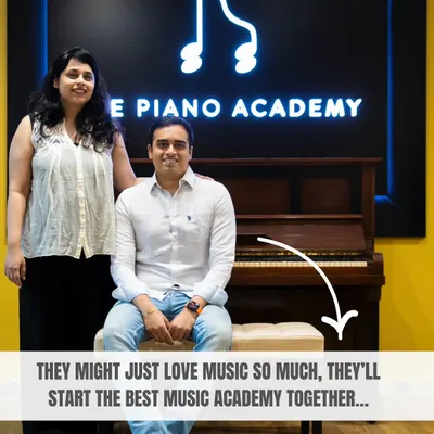 Our founders, Shivani and Vivek, are siblings who turned their shared love of music into the best music academy. Their passion and dedication are the foundation of our community.