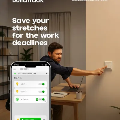 Save your effort for where it counts, like meeting work deadlines. I keep your home at your fingertips with our app, so you can control lights and AC without stretching from your desk.
