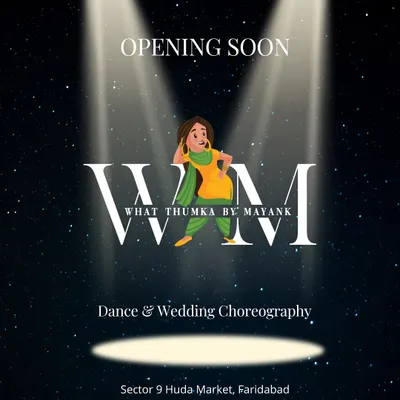 The official announcement for my new dance studio, What Thumka by Mayank. I cannot wait to open the doors and start this new chapter of dance and wedding choreography with all of you.
