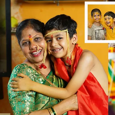 A mother's love captured during her son's Munj ceremony. This tender hug is a powerful, emotional moment that I was so grateful to witness and document. These are the core memories of any family function.