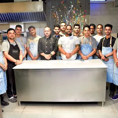 The magic doesn't just happen on the plate, it starts here in our kitchen. I'm proud of my incredible team, whose passion and hard work make every Rooh experience special.