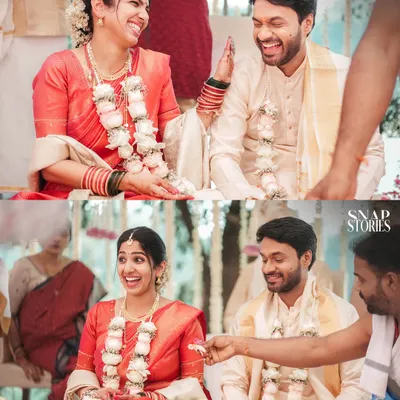 A collage of pure, unscripted laughter during a wedding ceremony. Capturing these moments of genuine joy is at the core of what we do.