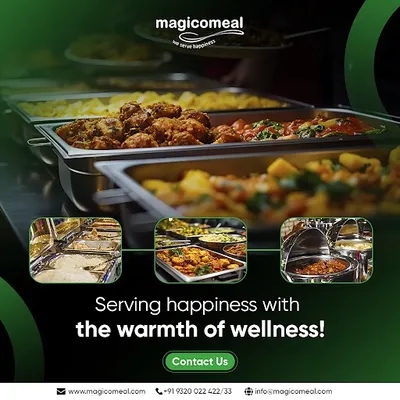 I cater to a wide variety of tastes with both vegetarian and non-vegetarian dishes for your corporate events. This image showcases a rich buffet with options like biryani, butter paneer, and chicken masala, making any event deliciously memorable.