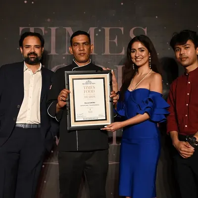 We are thrilled to be recognized for our commitment to quality and taste. Here we are, proudly accepting the prestigious Best Delivery Kitchen award from the Times of India.