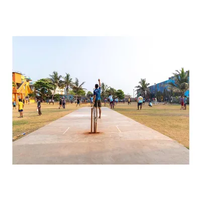 The crack of the bat on the cricket pitch is the sound of community at the Gora Dabkal ground. We designed the space to accommodate beloved local pastimes, ensuring the refurbished ground remains an indispensable part of life in the Worli Fishing Village.