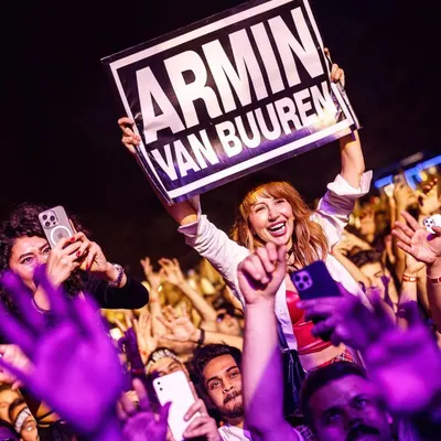 Pure joy and dedication from a fan at the Armin van Buuren show. This is the passion that fuels every event I produce.