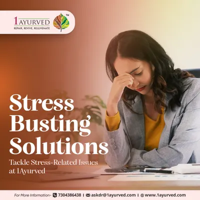 We offer concrete, stress-busting solutions that go beyond temporary fixes. If you are facing sleep troubles, headaches, or a constant feeling of being overwhelmed, our tailored Ayurvedic treatments are designed to tackle these stress-related challenges and restore your inner balance.