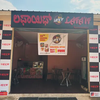I believe in giving great value. Here you can see one of our launch promotions, a 'Buy One Get One Free' deal, to welcome everyone to try our food.