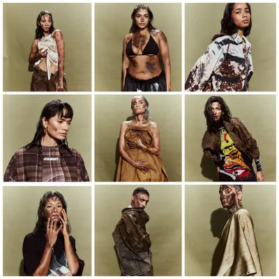 A collage of the diverse and powerful faces I cast and styled for the Huemn runway show at Lakme Fashion Week.