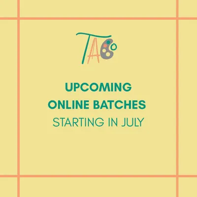 Our July workshop schedule is here. We have courses in Posture & Gesture Sketching, Soft Pastel, and Acrylic Painting with flexible options. DM us to register.