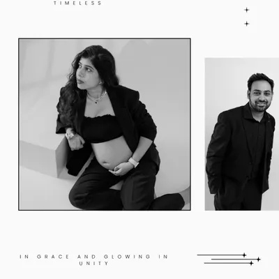 My passion for photography also includes capturing other beautiful chapters, like the journey to parenthood. This timeless, black-and-white maternity portrait captures the elegance and anticipation of expecting.