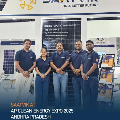 Our team at the AP Clean Energy Expo 2025. We kicked off the event with great energy, showcasing our next-generation solar innovations.