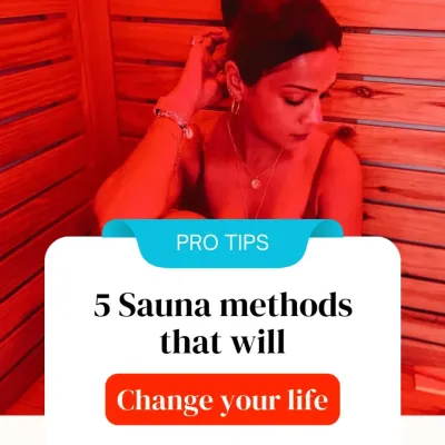 I've compiled five sauna methods that can change your life. Each protocol is designed for a specific outcome, from boosting recovery to promoting deep sleep. Let me help you find the right one for your goals.