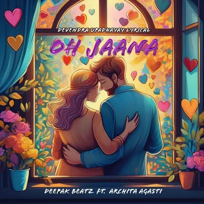 The official release poster for my Hindi single, "Oh Jaana." I collaborated with Deepak Beatz and Devendra Upadhyay on this track.