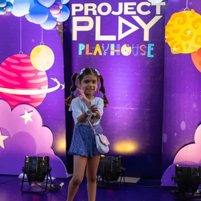 Welcome to Project Play, India's first digital playground! This little star is ready for an immersive adventure where technology and physical play combine for a one-of-a-kind experience.