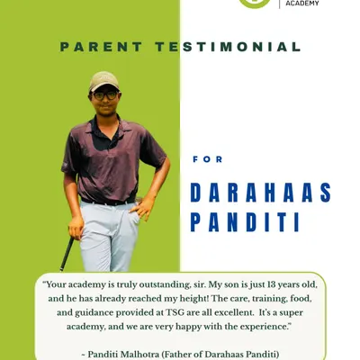 Thank you, Mr. Panditi, for this feedback. We are proud of Darahaas, who has shown a much stronger mindset in his second year. The results are beginning to show.