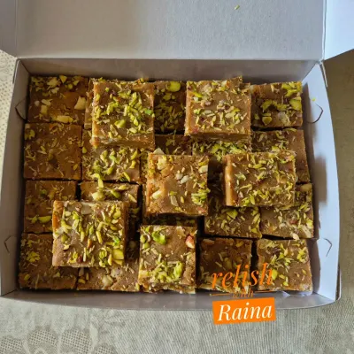 Adadiya Pak is a traditional Gujarati winter sweet made with urad flour, ghee, dry fruits, and jaggery. It's very healthy and gives warmth to the body.