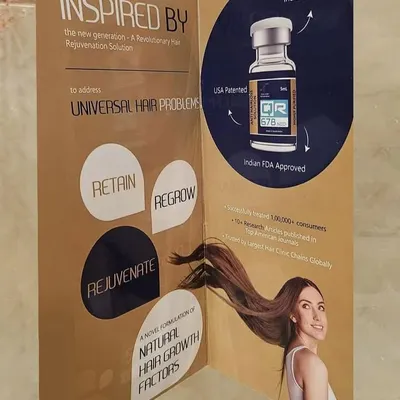 We are proud to offer the revolutionary QR678 hair rejuvenation solution. This brochure details the Indian Patented and US Patented, FDA-approved formula designed to address universal hair problems by helping to retain, regrow, and rejuvenate hair.
