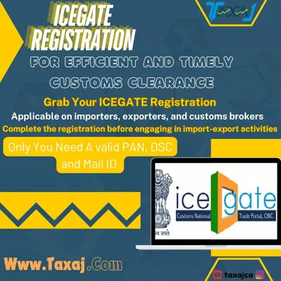 ICEGATE registration is mandatory for importers, exporters, and customs brokers to ensure efficient and timely customs clearance. We manage the registration process, which requires a valid PAN, DSC, and email ID.