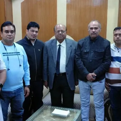 Pictured here with my esteemed colleagues during a meeting for the Rashtriya Lokadhikar Sangh. We gathered to discuss our shared goal of providing free legal assistance to those in need.