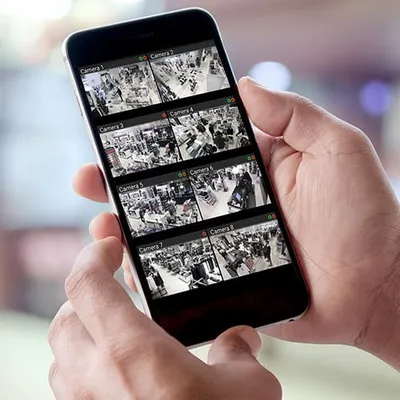 The most important feature: live footage right on your smartphone. I configure any brand of DVR or NVR so you can check in on your property with a single tap.