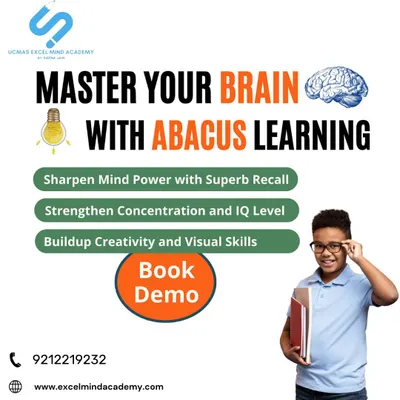 Master your brain with Abacus learning. Our program is designed to sharpen mind power, strengthen concentration and IQ levels, and build creativity, giving your child a superb recall ability.