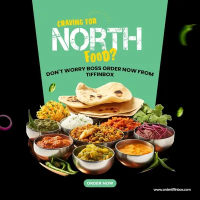 Craving North Indian food? Don't worry, boss! This platter shows a variety of our sabzis and curries served with soft rotis, perfect for satisfying your hunger for authentic flavors.