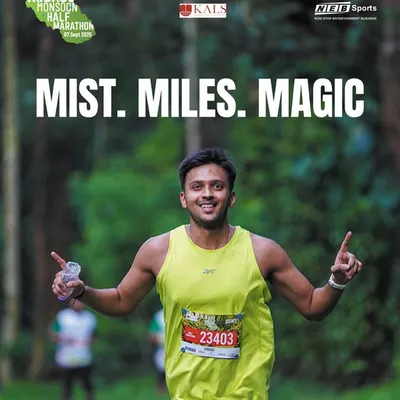 Mist, miles, and magic. This is the essence of the Kodagu Monsoon Half Marathon, where the roads are soaked and your heartbeat matches the rhythm of the rain.